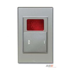 Công tắc 45A kèm Đèn báo Crystal Grey