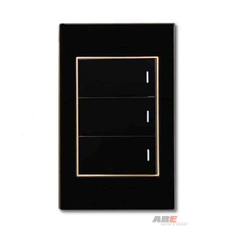 Công tắc ba Crystal Black