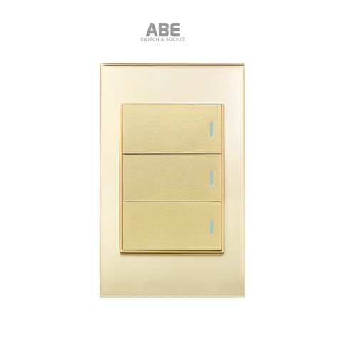 Công tắc ba Crystal Gold