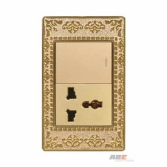 Công tắc đơn kèm Ổ cắm đa năng Lace