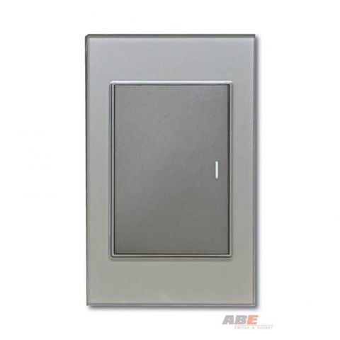 Công tắc đơn Crystal Grey