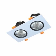 ĐÈN LED DOWNLIGHT VUÔNG CHIẾU ĐIỂM ÂM TRẦN 2x5W (DFC2051)