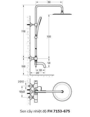 Sen cây nhiệt độ FH 7153-675