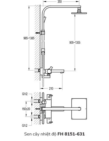 Sen cây nhiệt độ FH 8151-631