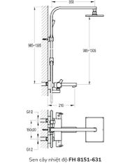 Sen cây nhiệt độ FH 8151-631