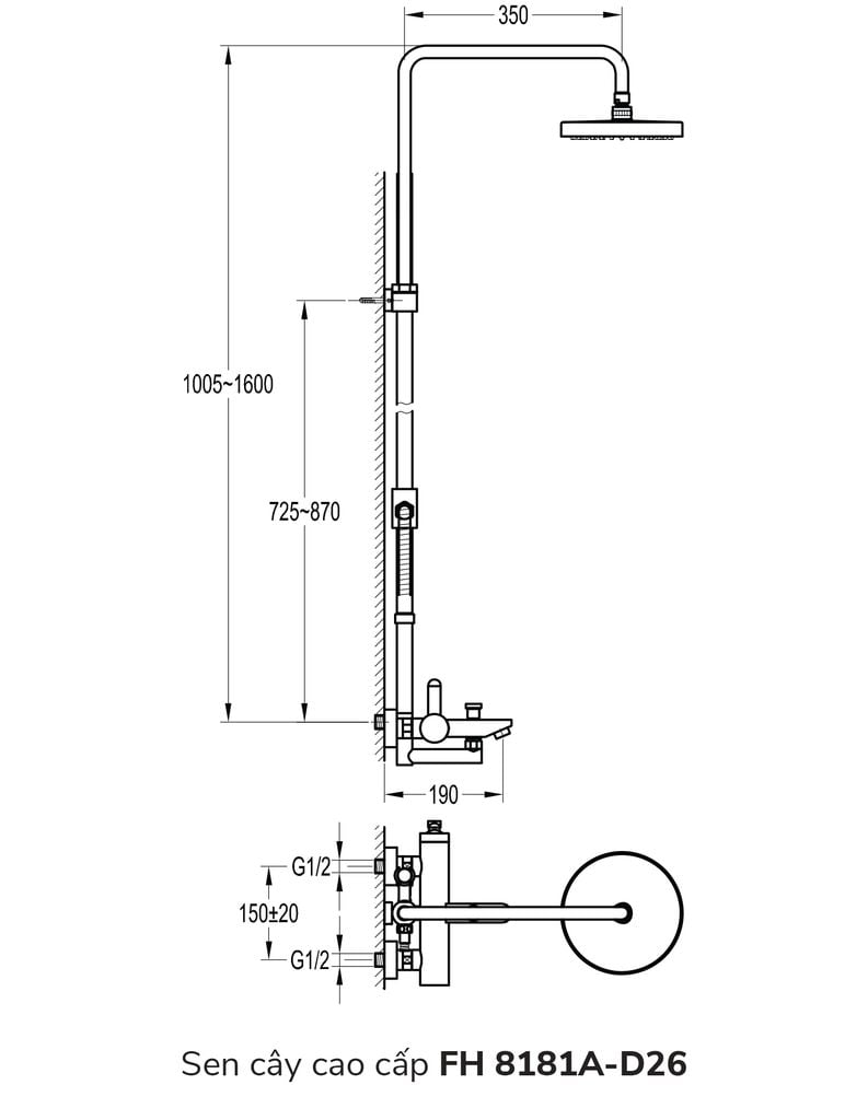 Sen cây cao cấp FH 8181A-D26