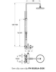 Sen cây cao cấp FH 8181A-D26