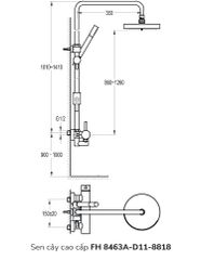 Sen cây cao cấp FH 8463A-D11-8818
