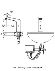 Vòi cảm ứng Flova FH 9725A