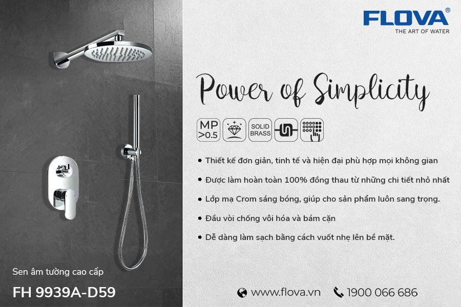 Sen âm tường cao cấp FH 9939A-D59