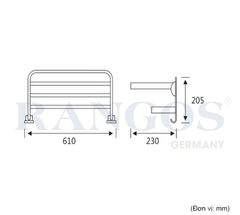 Vắt khăn giàn cao cấp RANGOS RG-PKG01