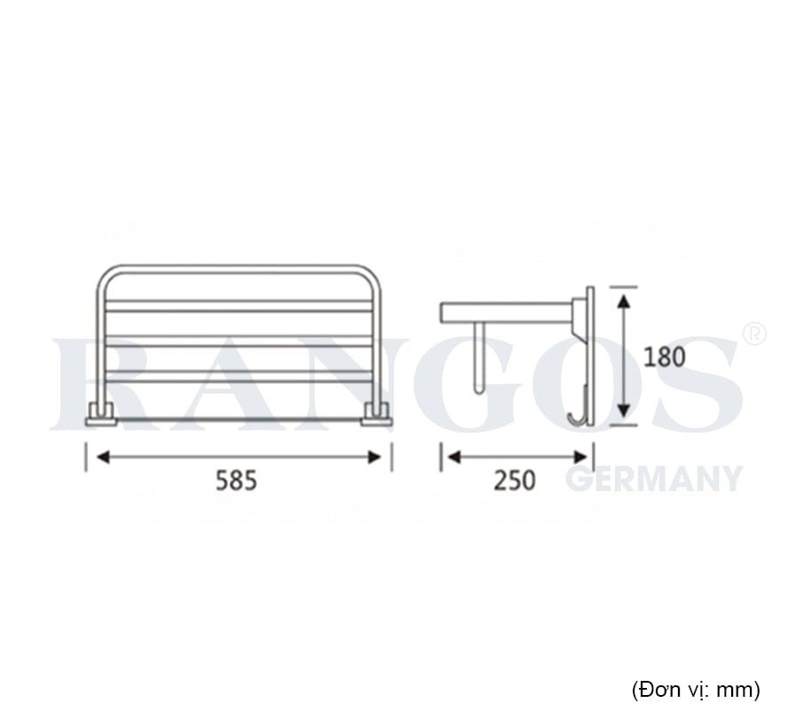 Vắt khăn giàn cao cấp RANGOS RG-PKG02