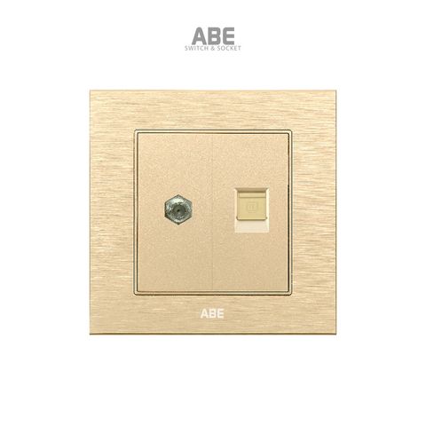 Ổ cắm TV kèm Mạng Titanium S