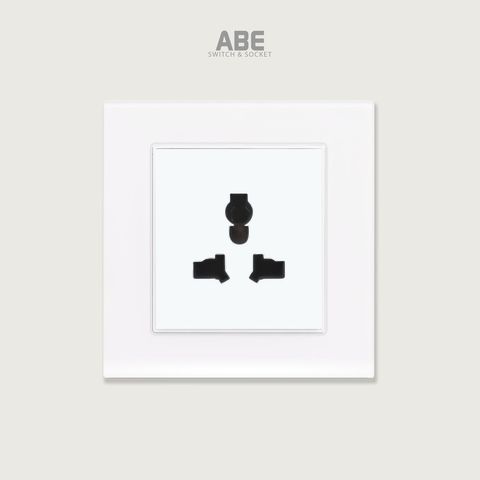 Ổ cắm đơn 3 chấu Crystal S