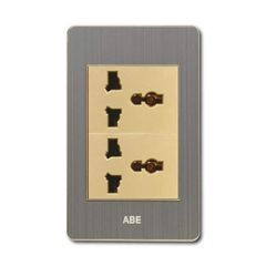 Ổ cắm đa năng 3 chấu Satin B