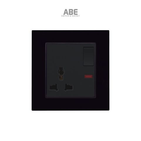 Ổ cắm đa năng kèm Công tắc phụ, đèn led Crystal S