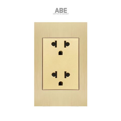 Ổ cắm đôi 3 chấu Titanium X