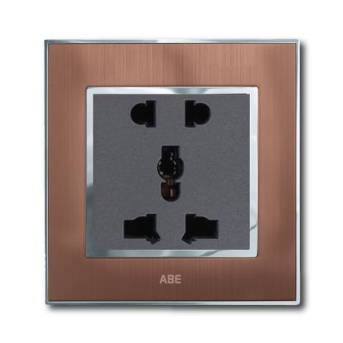 Ổ cắm đôi 3 chấu Satin