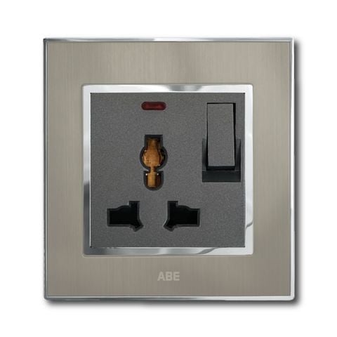 Ổ cắm kèm đèn báo Satin