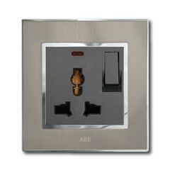 Ổ cắm kèm đèn báo Satin