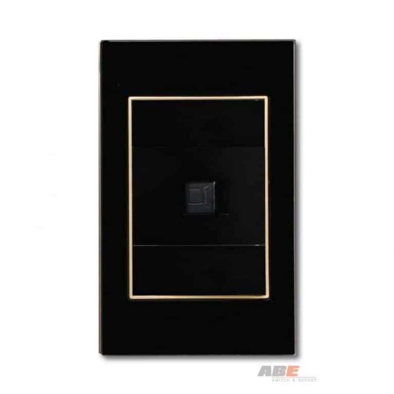 Ổ cắm Mạng Crystal Black