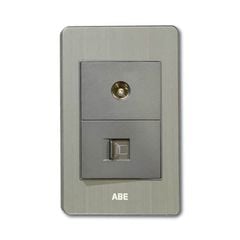 Ổ cắm TV kèm mạng Satin B