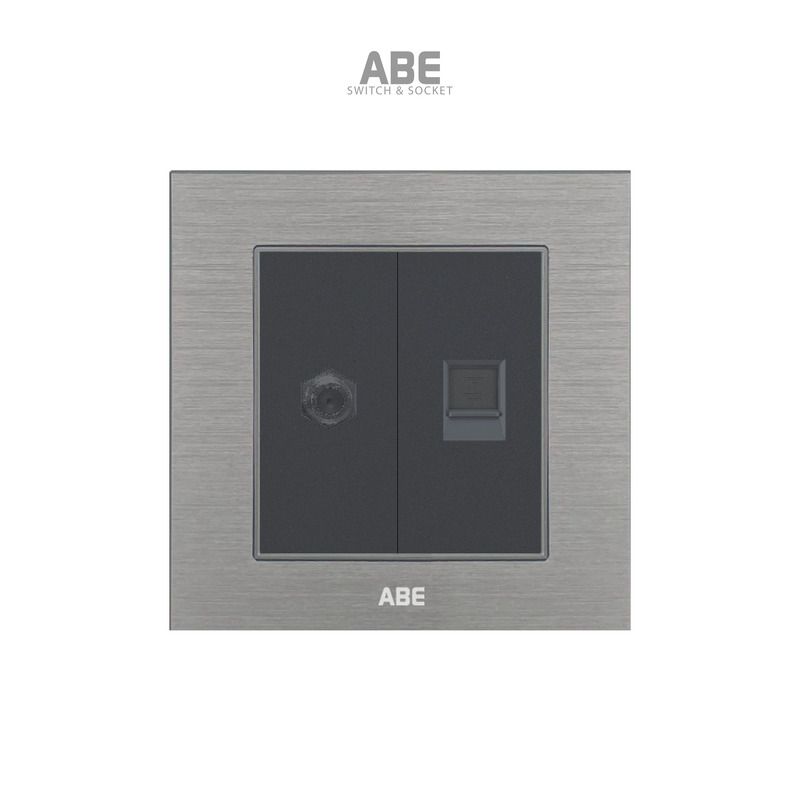 Ổ cắm TV kèm Mạng Titanium S