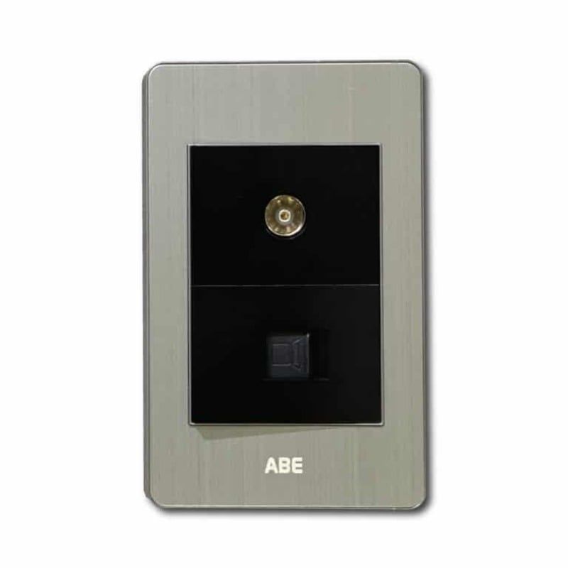 Ổ cắm TV kèm mạng Satin B