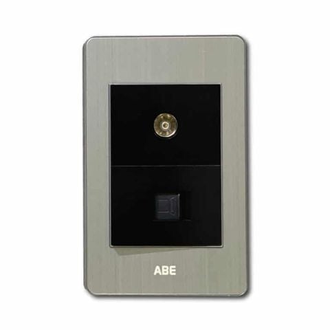 Ổ cắm TV kèm mạng Satin B