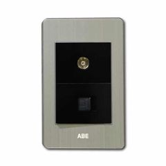 Ổ cắm TV kèm mạng Satin B