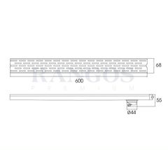 Thoát sàn nhà tắm cao cấp INOX 304 RG-DMAX3