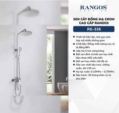 Sen cây đồng mạ crom cao cấp Rangos RG-326