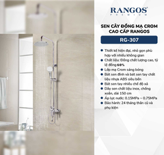 Sen cây đồng mạ crom cao cấp Rangos RG-307