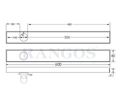 Thoát sàn nhà tắm cao cấp INOX 304 RG-DMAX1