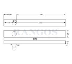 Thoát sàn nhà tắm cao cấp INOX 304 RG-DMAX2