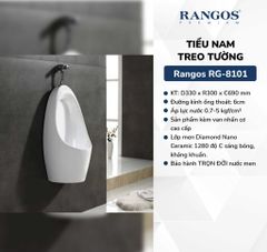 Tiểu nam treo tường Rangos RG-8101