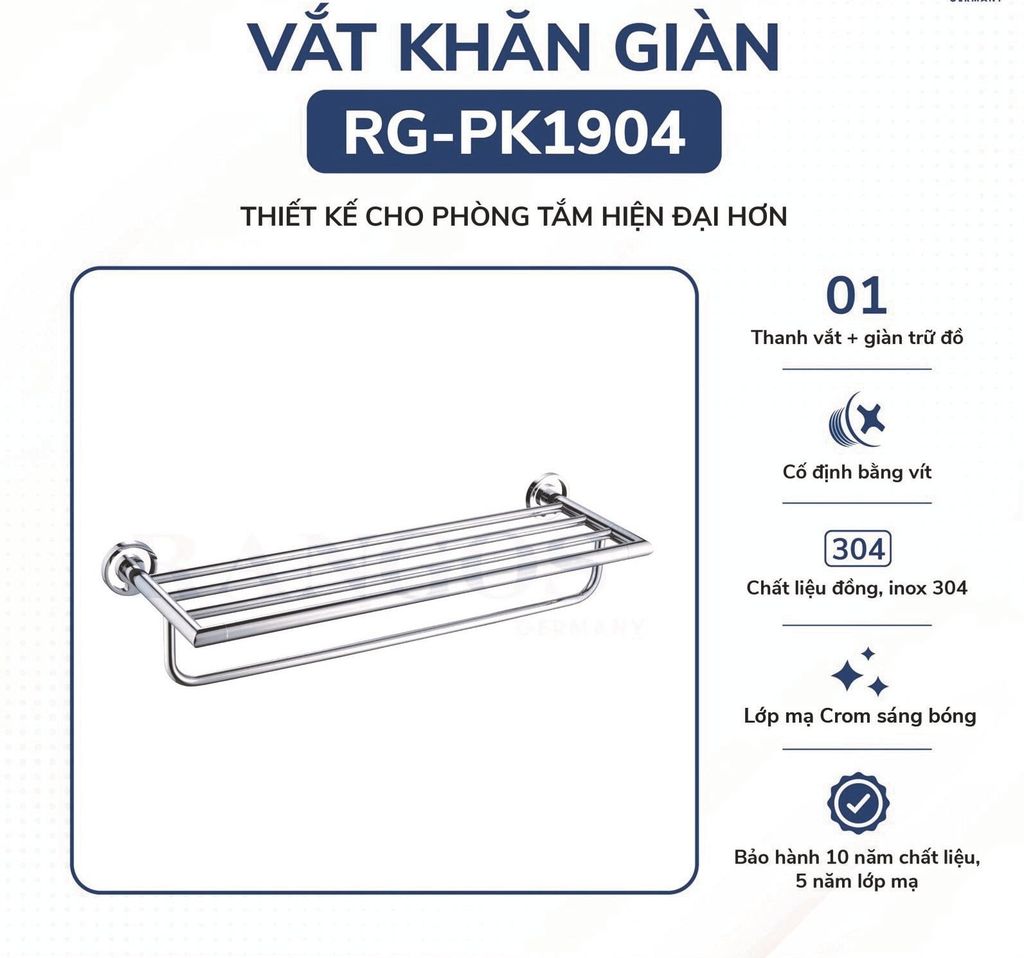 Vắt khăn giàn cao cấp RANGOS RG-PK1904