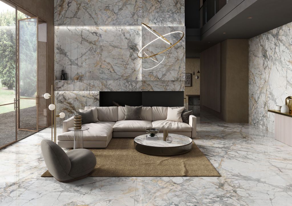 Đá nung kết INVISIBLE GOLD Vasta