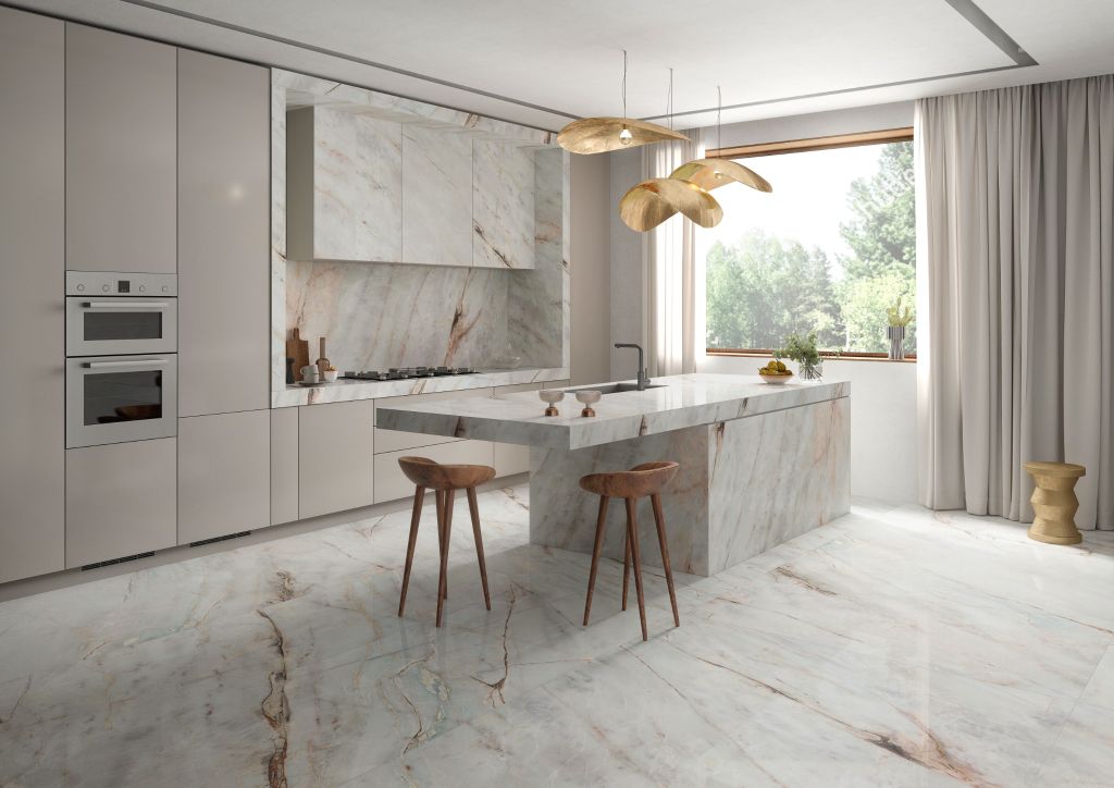 Đá nung kết MONTE BIANCO Vasta