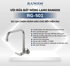 Vòi bếp lạnh cần cứng Rangos RG-501