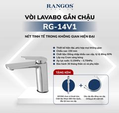Bộ vòi lavabo gắn chậu Rangos RG-14V1
