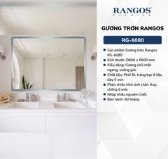 Gương trơn Rangos RG-6080