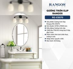 Gương trơn Elip Rangos RG-E5070
