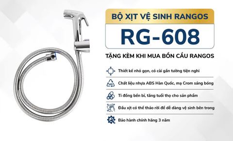 Bộ vòi xịt vệ sinh Rangos RG-608