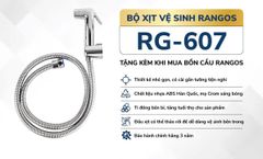 Bộ vòi xịt vệ sinh Rangos RG-607