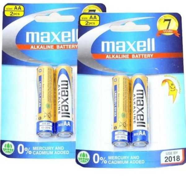 THÙNG PIN TIỂU AA 1.5v MAXELL ALKALINE 1.5V LR6(GD) 2B - VIÊN, VỈ, HỘP, THÙNG - HÀNG CHÍNH HÃNG