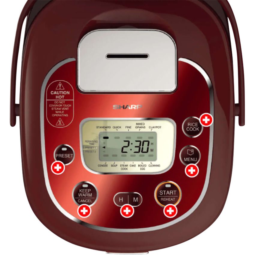 Nồi cơm điện Sharp 1.8 lít KS-TH18