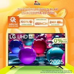 Smart Tivi Thông Minh LG AI 4K 65UA7350PSB 65 inch  - Hàng chính hãng, Mới 100%