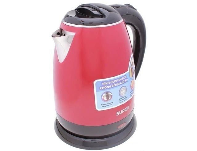Bình đun siêu tốc hai lớp SWF15S06AVN - Dung tích 1.5L,Công suất 1800W, Chân đế xoay 360 độ