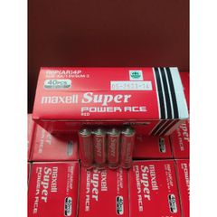 THÙNG PIN PIN TIỂU AA 1.5v MAXELL SUPER R6P(AR) 4P (4 VIÊN) - HÀNG CHÍNH HÃNG